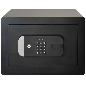 BLE Smart Safe – Öffnung mit PIN, physischem Schlüssel und APP – Türstatussensor – Stromversorgung über 4 x AA-Batterien – Gastbenutzer und Zugangsberichte – Yale Home APP