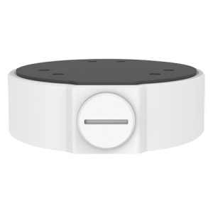 Boîte de connexion - pour les chambres à dôme - APT pour une utilisation en extérieur - Installation de plafond ou de mur - Câble blanc