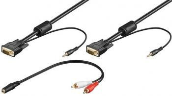 Cable VGA masculino-masculino c/ Audio 5 mts