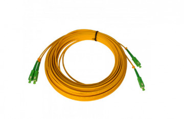Cabo Duplex F.O.Monomodo Pré-conectorizado para Interior LSFH Dca "SC/APC" 15m