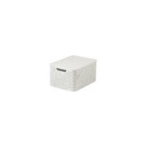 Caja L con tapa Style 30L Blanco