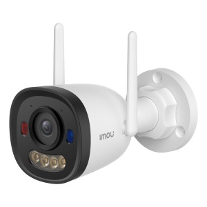 Câmara AOR fixa Bullet 3 Pro 5MP - WiFi 6 2.4GHz - 2.8 mm / IV 30 + Full Color - Áudio bidirecional / Sirene + flash azul-vermelho - IMOU SENSE humanos e veículos - Apto para exterior / IP67