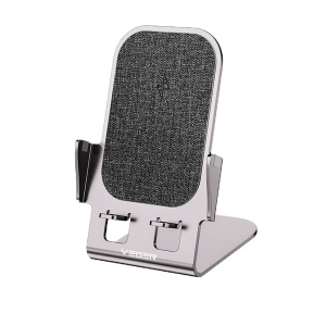 Carregador sem fios VEGER - Potencia 15W - Entrada USB-C - Carregamento rápido - Saída sem fios - Cor Prata