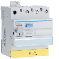 CFH825F - Intraido.Difundir.3P+N 25A 300mA A HI c/transportar desesperación HAGER Ean:3250611619390