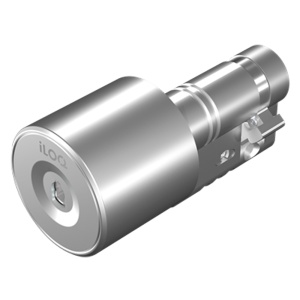 Cilindro inteligente S5 - Abertura com chave física - Não necessita de bateria (alimentado com chave) - Dimensões 10 (interior) x 30 (exterior) mm - Comprimento ajustável com ILOQ-S5-EXTENSION-x - Exterior IP55 | Parte interior antipânico
