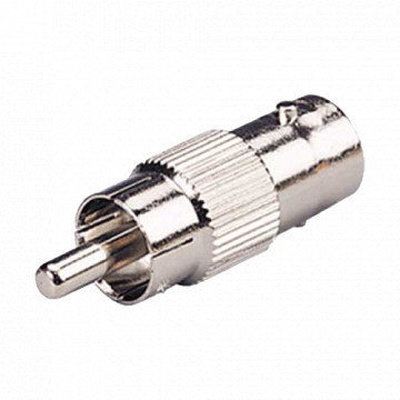 Connecteur - bnc femelle - mâle RCA - 35 mm (FO) - 10 mm (AN) - 5 g