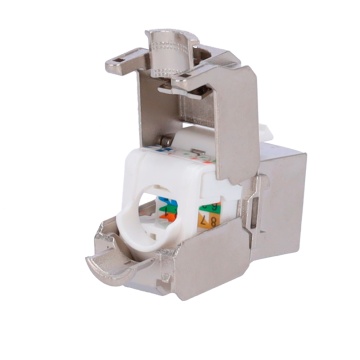 Connecteur de câble FTP - Connecteur de sortie RJ45 - Catégorie compatible FTP 6A. - Installation facile sans outils