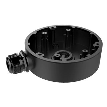 Connection Box - For Dome Cameras - Apt for Outdoor Use - Ceiling Installation or Wall - Cable Passenger - Black Color