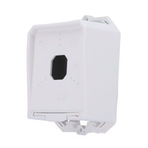 Connection Box - For Dome Chambers - Apt for Outdoor Use - Made of Plastic - White Color