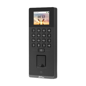 Control de acceso y presencia IP65 - Huella, tarjeta EM y PIN - 3.000 huellas | 200.000 registros - 2.4" TFT | TCP/IP, USB, RS485 y Wiegand - Soft. Presencia: ZKBioTime 8 - Soft. Accesos: ZKBioCV