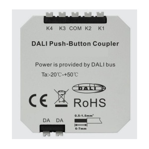 Controlador / Conversor PUSH - DALI 2 Canais NFC