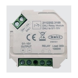 Controlador DALI / 0/1-10V - RELÉ On/Off 240Vac 5A