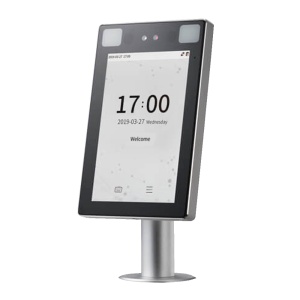 Controlo de acesso e de presença para torniquetes IP68 - Facial, palma da mão, cartão MF e PIN - 30.000 caras | 1.000.000 registos - 8" toque IPS | TCP/IP, RS485 e Wiegand - Soft. Assiduidade: ZKBioTime 8 e GoTime Cloud - Soft. Acessos: ZKBioCV | ZAM170