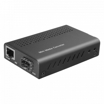 Convertisseur de médias - 1x Ethernet RJ45 - 1x SFP - Fast Ethernet - 10/100 Base -Tx - Taille réduite