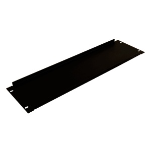 Couvercle aveugle pour rack standard 19 "- taille 3U - couleur noire