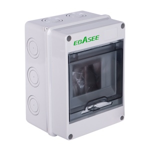 Cuadro de distribución - Número de módulos: 5 - Estanco / Válido para exterior - Compatible con protecciones eléctricas - Para montaje en carril DIN - 119 x 159 x 90 mm
