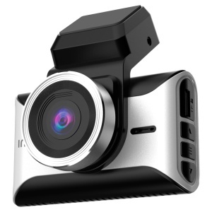 Dash Cam 4K / Câmara Dual - Amplo campo de visão - Ecrã de 3" / Controlo de voz - Módulo de ponto de acesso Wi-Fi - Deteção de colisão / GPS Track - IP52