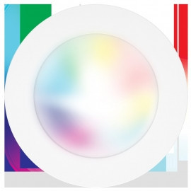 Downlight BR Forets 120 mm 500lm Blanc iDual + Couleurs