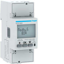 ECR180D - Center measurement 1f 80a 2m modbus mid hager ean: 3250612231447