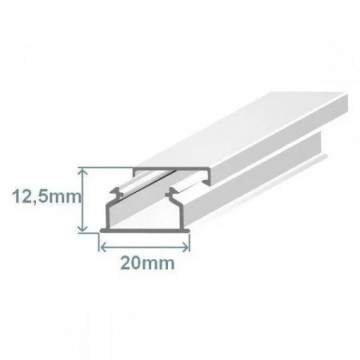 EFAPEL - 10030 HBR Gutter 20x12,5 ohne weiße Halogen - 5603011602567