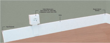 Efapel - 10100cbr Rail à chaussures 110x20 blanc - 5603011030568