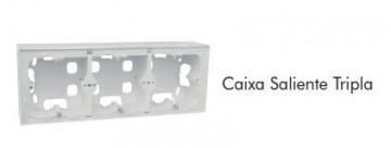 EFAPEL - 10995ABR CAIXA SALIENTE TRIPLA LOGUS 90 BRANCA - 5603011613884