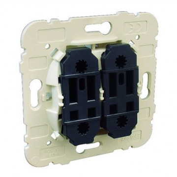 Efapel - 21066 Double commutateur unipolaire lumineux - 5603011635183
