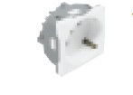 EFAPEL - 45132SBM SCHUKO PUTER AVEC OUTER - 2 MO WHITE MATE - 5603011626914