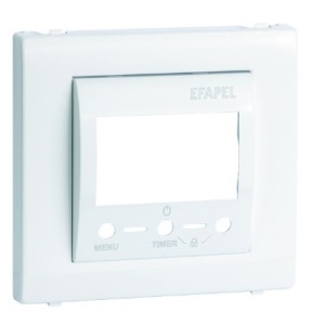 EFAPEL - 50749TBR CENTRO P/TERMOSTATO MULTIFUNCIONAL BRANCO - 5603011634674