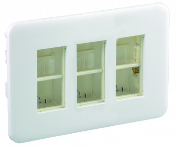 EFAPEL - 83402SBR POSTO DE TRABALHO DE EMBEBER 3X4 MÓD BRANCO - 5603011618438