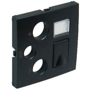 EFAPEL - 90770TPM C.T.MIST R-TV-SAT-RJ45/R-TV-SAT-RJ45-FO PRETO - 5603011606398