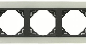 EFAPEL - 90930TCS ESPELHO TRIPLO CRISTAL/GRIS - 5603011554057