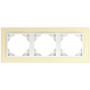 EFAPEL - 90930TUG ESPELHO TRIPLO DOURADO/GELO - 5603011607852