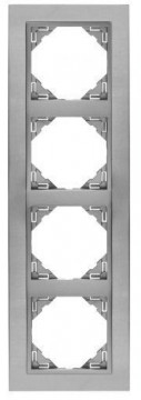 EFAPEL - 90940TRS ESPELHO QUADRÚPLO CRÓMIO/GRIS - 5603011556051