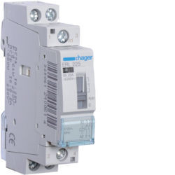 ERL225 - Contactor c/cmdo manual 25A, 2NA, 12V HAGER EAN:3250612400614
