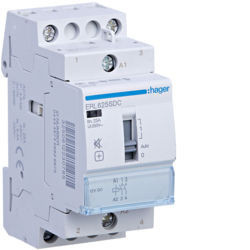 ERL625SDC - Schütze Silencio Manu 25A, 2NA, 12V DC Hager EAN: 3250612230785