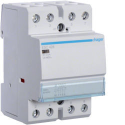 ESC428 - Contactor 25A, 3NA+1NF, 230V 2M HAGER EAN:3250612400997