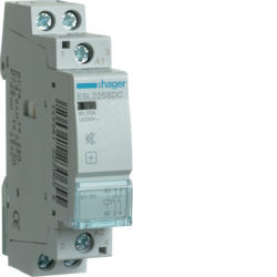 ESL225SDC - Silent Clyptor 25A, 2NA, 12V DC 1M Hager EAN: 3250612230655