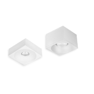 ESL4014WW-BR - 100113100007 - APLIQUE DE TETO LED QUADRADO 4W 3000K IP44 BRANCO