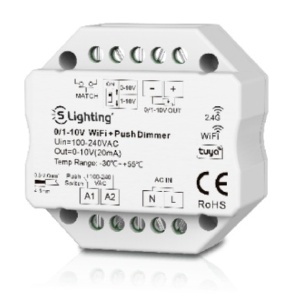ESL7904 - 100100900035 - CONVERSOR Oscuro 0/1-10V-PUSH Oscuro 85-265Vac 1,5A WIFI/RF