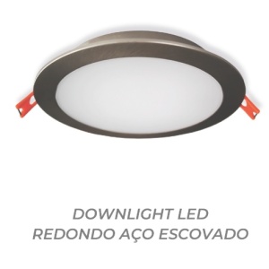 ESL8118WW - 100100200058 - RUNDES LED-DOWNLIGHT 18W 3000K STAHL