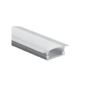ESL9004 -CZ - 100101000137 - Fin de profil 25x7 mm avec diffuseur mate gris