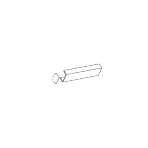 FIN-PRO003-W - Cubrir Perfil PRO003 Blanco