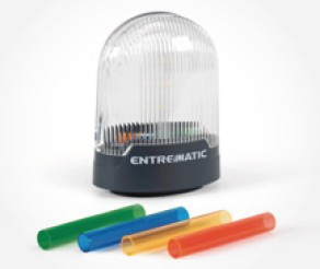 FL24 - Intermittent lamp 24 VCC with intermittent controlled by the control board - IP protection level 44 (colorful tubes included) Ditec