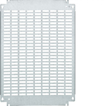 FL481A - Platino metálico perfo. a.930 l.743 HAGER Ean:3250610671580