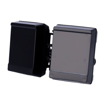 Foco infravermelho de alcance 90~130m - Iluminação por LEDs de 850 nM - 12 Lâmpadas LED IR - Abertura do feixe 15º~30º - Intensidade e limite reguláveis - Impermeável IP66 , IK10