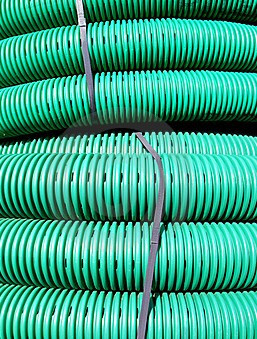 Green corrugated tube 40