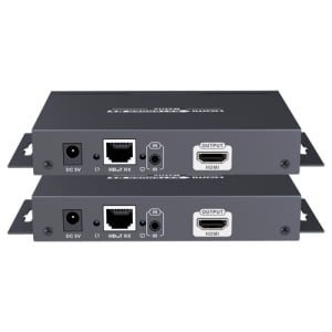 HDMI-Signalvervielfacher – Netzwerkverbindung – Bis zu 100 unbegrenzte Sender und Empfänger – Bis zu 1080 (Eingang und Ausgang) – Ermöglicht Fernbedienung – Steuerung über die Computer-APP