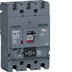 HET250NR - Disjuntor P250 Energy 3P-3D 250A 70kA HAGER EAN:3250613141776
