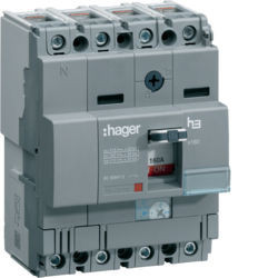 HHA161H - Disjuntor x160 TM 4P-4D 160A 25kA HAGER EAN:3250613130930